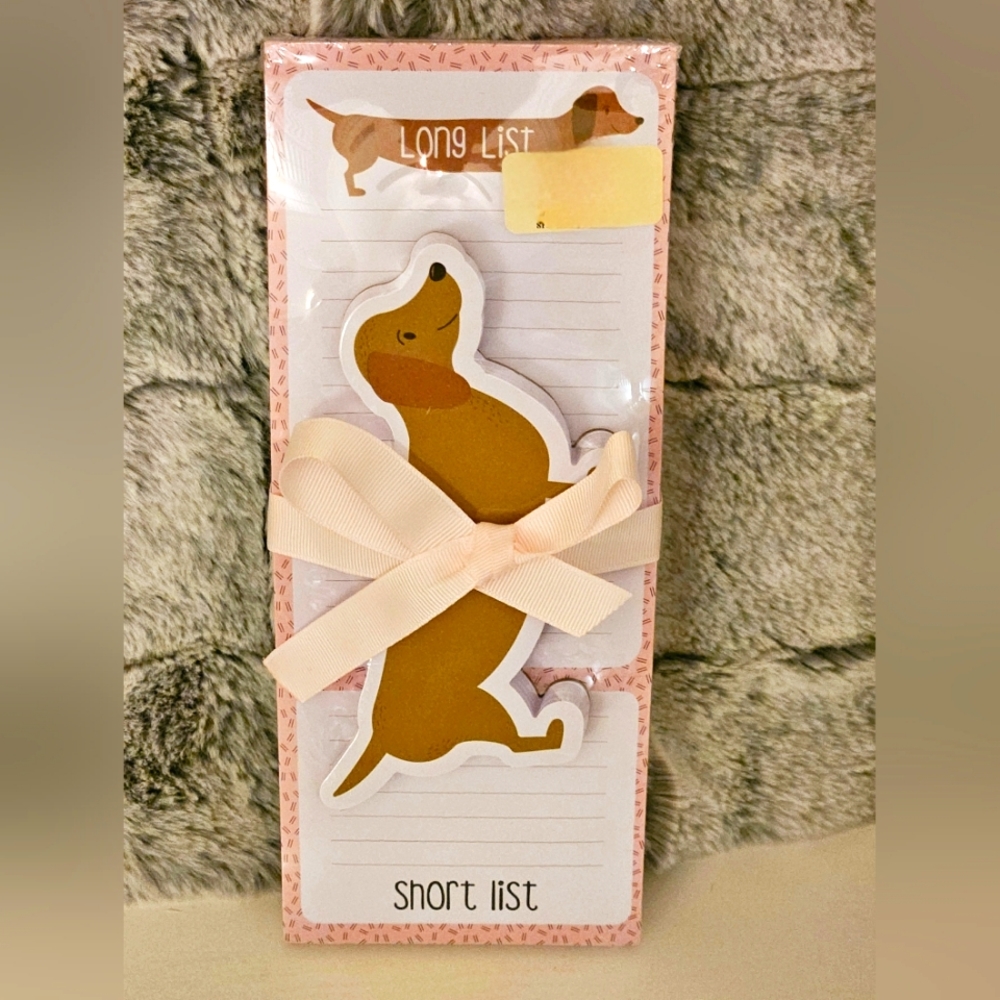Dachshund Doxie Weiner dog notepad